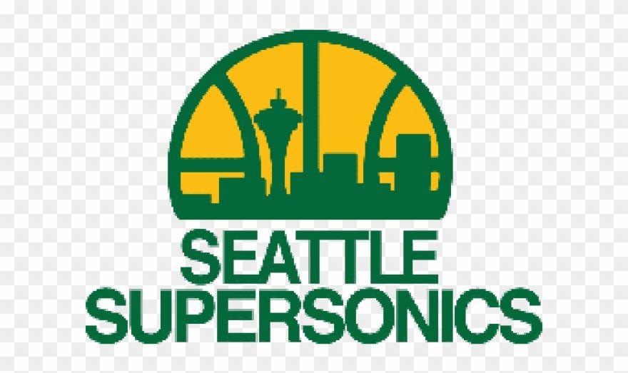 SuperSonics Logo - Oklahoma City Thunder Clipart Old - Seattle Supersonics Logo - Png ...