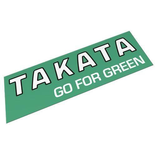 Takata Logo - TAKATA 'Go For Green' Bumper Sticker