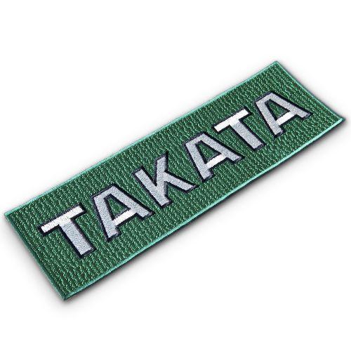 Takata Logo - RACE SUIT PATCH LARGE - GREEN