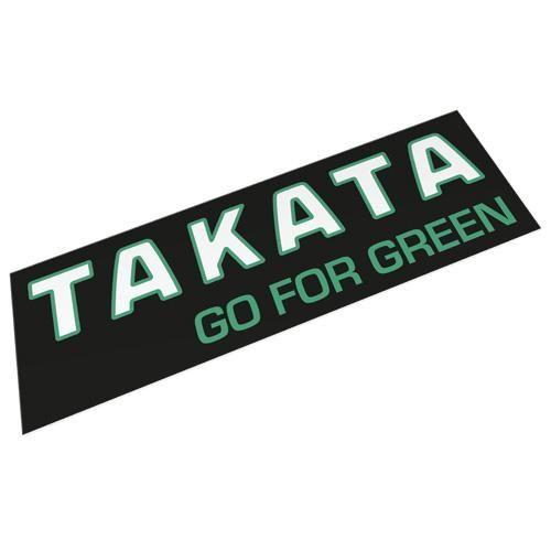 Takata Logo - TAKATA 'Go For Green' Bumper Sticker