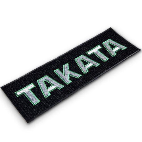 Takata Logo - TAKATA Large Race Suit Patch - Black | Takata Racing Store