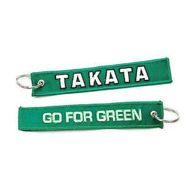 Takata Logo - Takata Racing Go for Green Key Chain Keytag 990209 716073425359