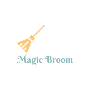 Broom Logo - Cleaning Logo Magic Broom - Logo Design Example Cleaning Firms ...