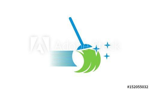 Broom Logo - Cleaning Tool Broom Logo this stock vector and explore similar