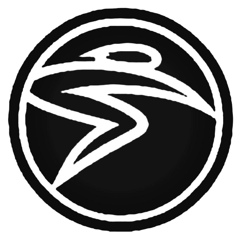 Santa Cruz Circle Logo - Santa Cruz Bicycles S Man Circle Logo Decal Sticker