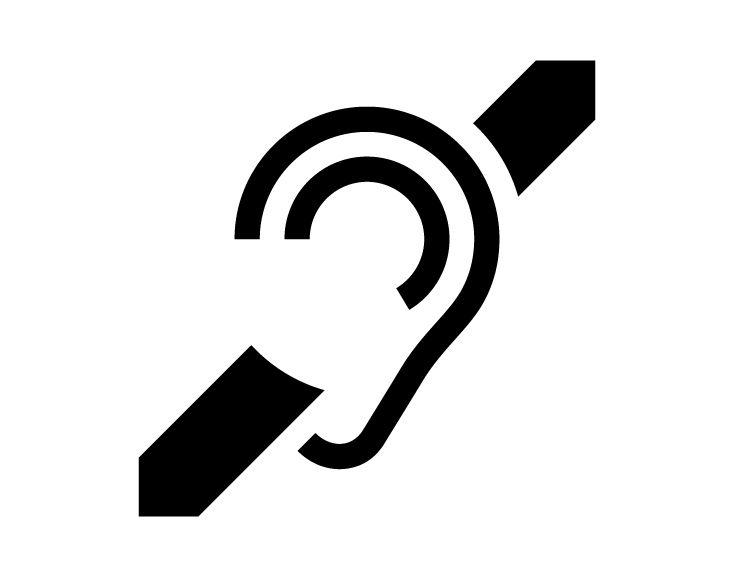 Deaf Logo - Deaf & Hard of Hearing. Deaf & Hard of Hearing. Access For All