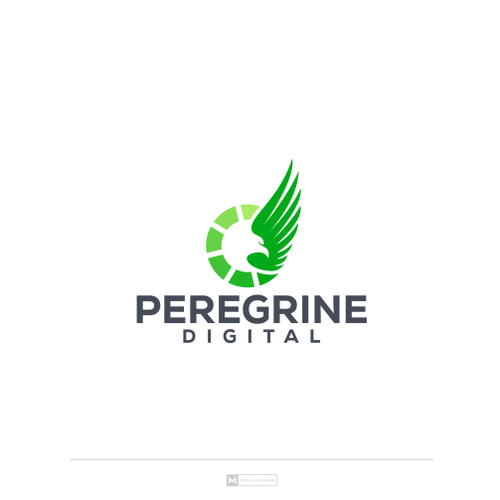 Peregrine Logo - Transform a peregrine falcon into a powerful logo for an emerging ad