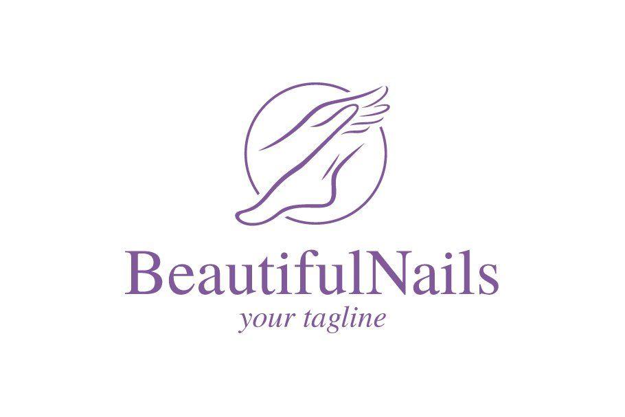 Nails Logo - Beautiful Nails Logo