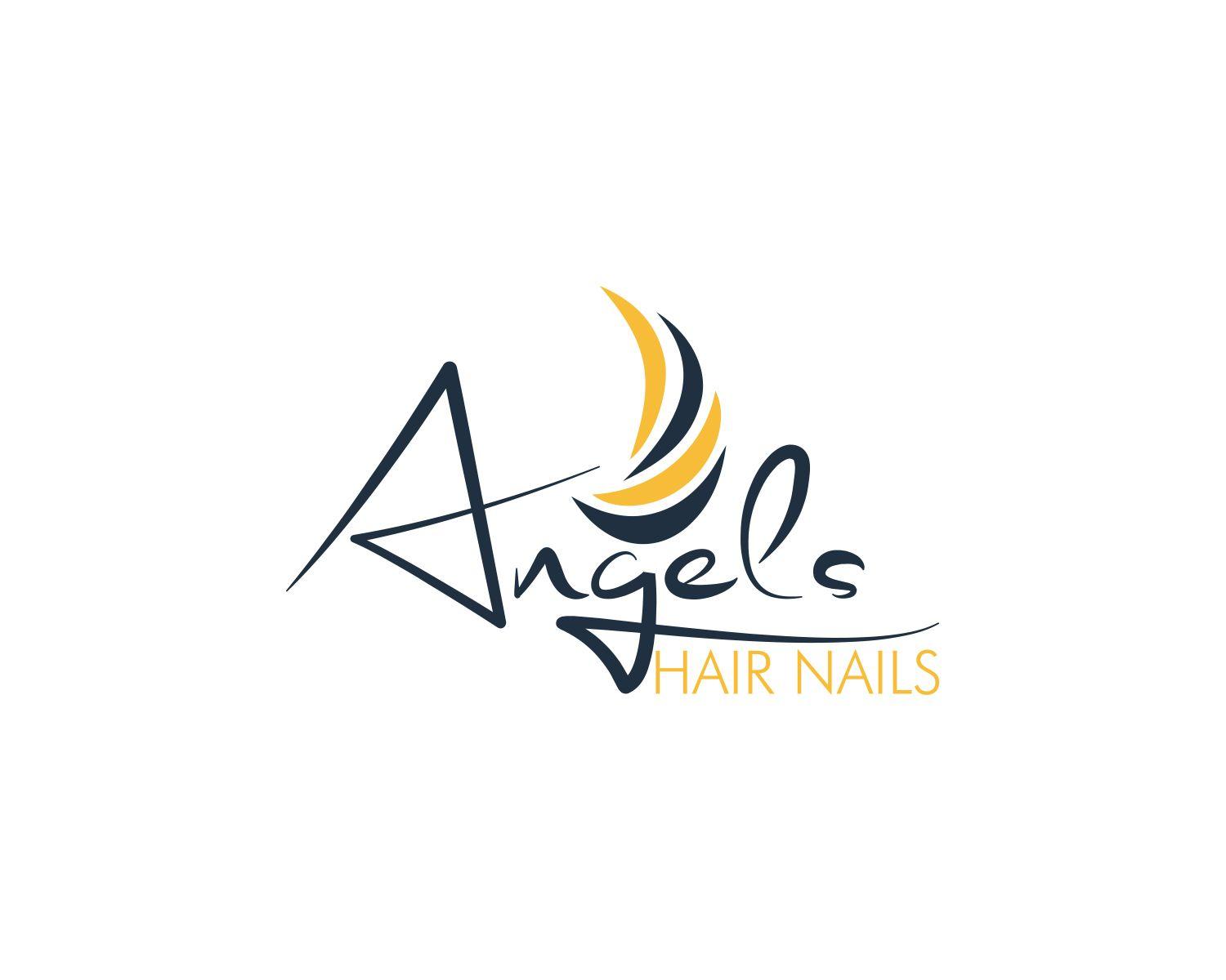 Nails Logo - Serious, Elegant, Beauty Salon Logo Design for Angels Hair nails ...