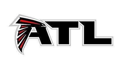 ATL Logo - Amazon.com: Crazy Discount Atlanta Falcons ATL Die Cut Vinyl Sticker ...