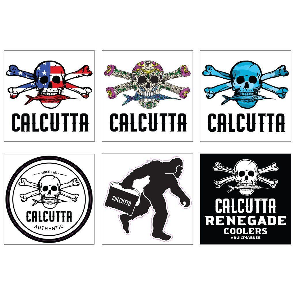 Calcutta Logo - Calcutta Sticker / Decal 6 pack - 2 Assortments – Calcutta Outdoors