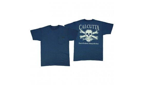 Calcutta Logo - Calcutta Original Logo Short Sleeve Pocket T-Shirt Fisherman's ...