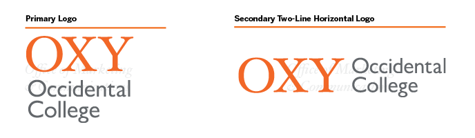 Oxy Logo - Style Guide & Logo | Occidental College