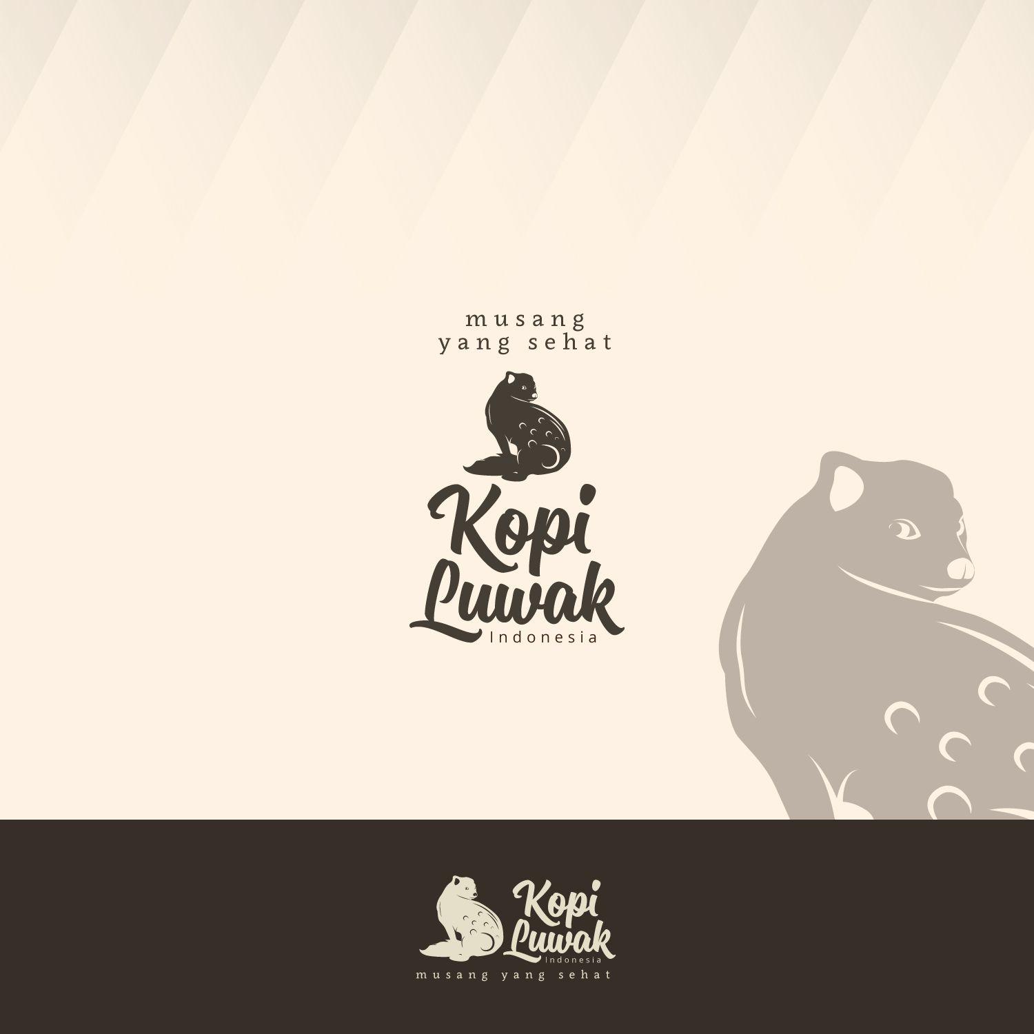 Luwak Logo - Sribu: Logo Design - Desain Logo Untuk Kopi Luwak Indonesia