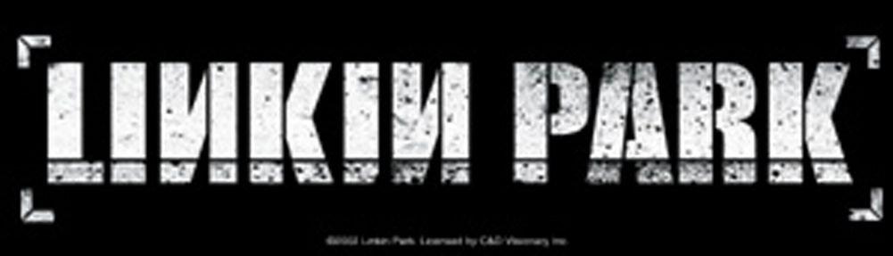 Linkin Park Logo - Linkin Park Stencil Bar Logo Sticker