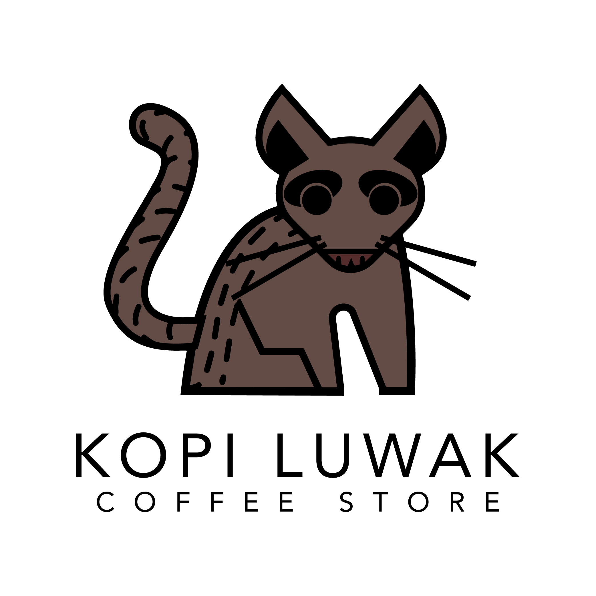 Luwak Logo - Kopi Luwak Coffee Store | Tinkering Owl