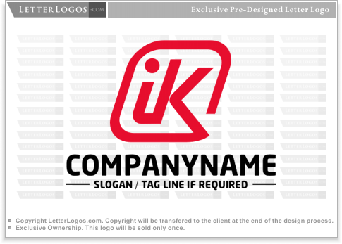 Ik Logo - LetterLogos.com IK Logo ( I Logo 18 )