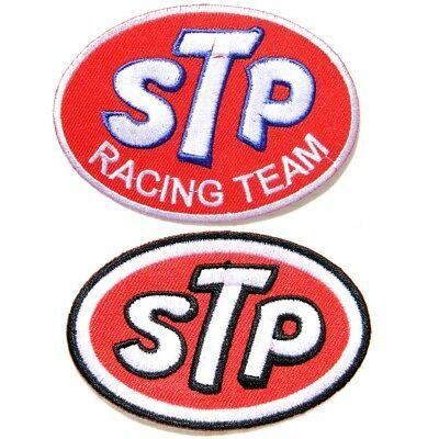 STP Logo - STP MOTOR OIL Racing Formula Nascar Logo Patch Iron on T shirt Cap Badge  Sign