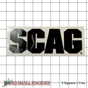 Scag Logo - Scag 48314 DECAL, SCAG LOGO
