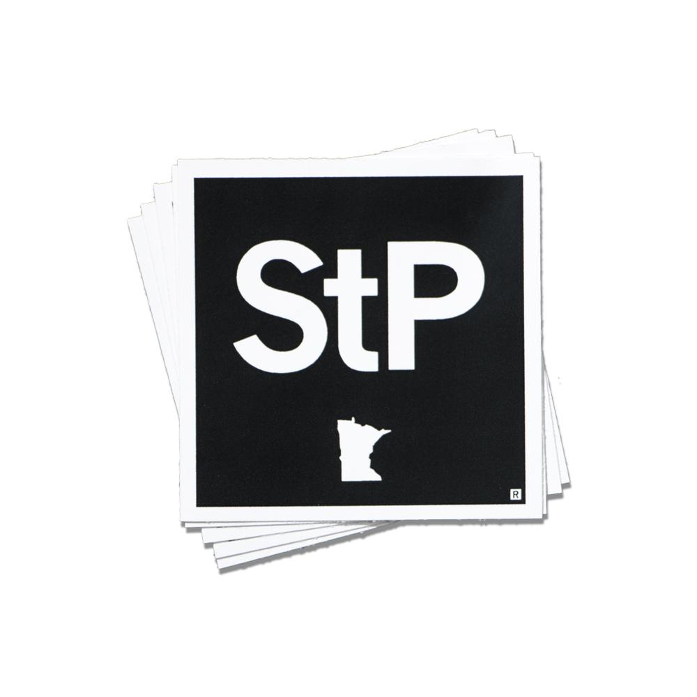 STP Logo - StP Logo Mini Sticker