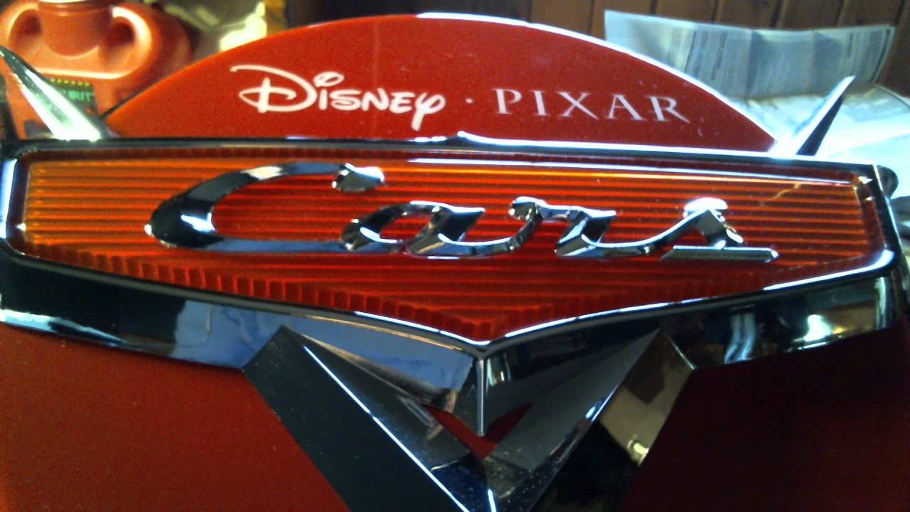 Disney Pixar Cars Logo - Disney's LED Cars Logo Sign - YouTube