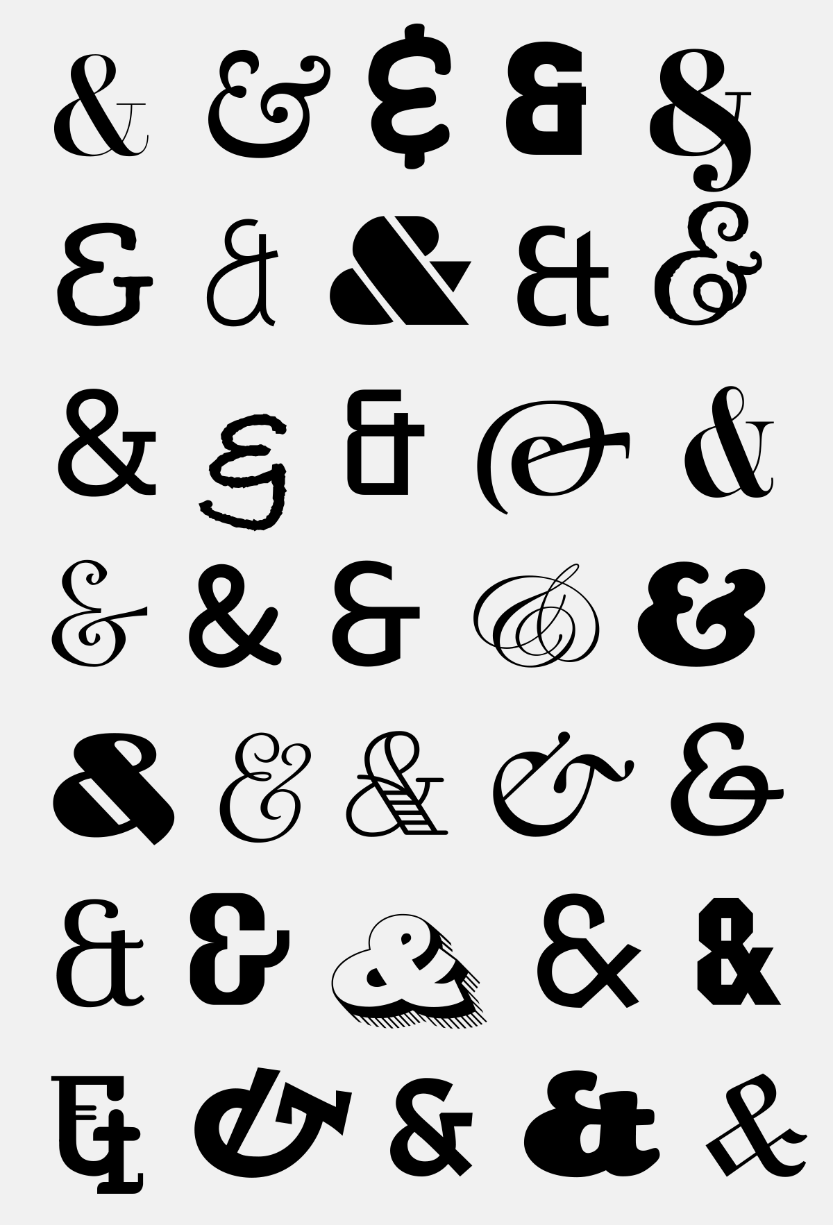 Ampersand Logo - History and Usage of the Ampersand - CreativePro.com