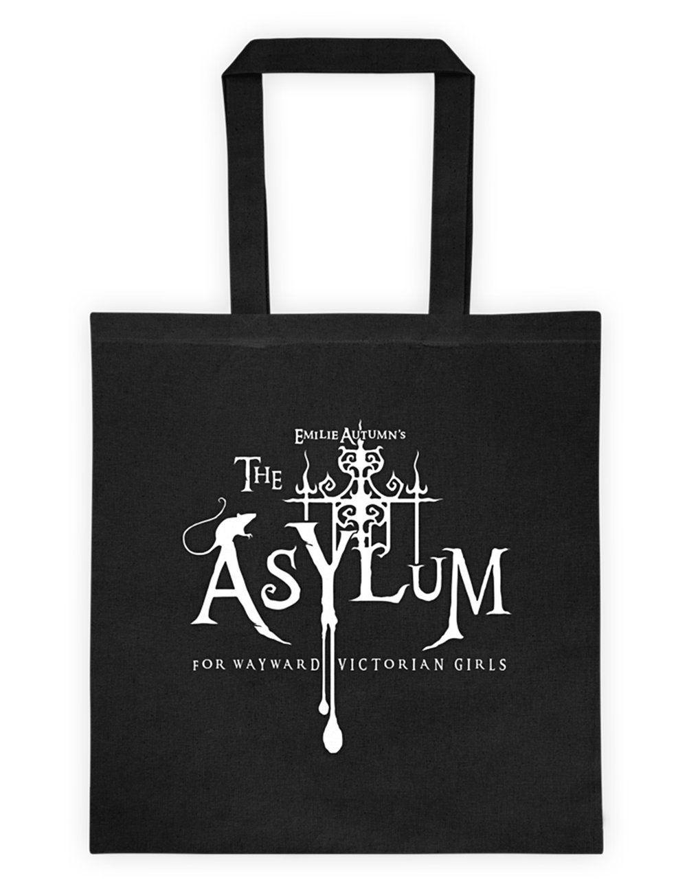 Asylum Logo - Asylum Logo Cotton Canvas Book Bag