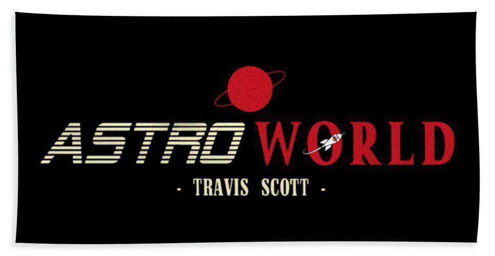 Astroworld Logo - Sticker Travis Scott Astroworld Logo Tour 2018 Nesiastore Beach Sheet