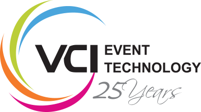 VCI Logo - VCI Event Technology Celebrating 25 Years Event Technology
