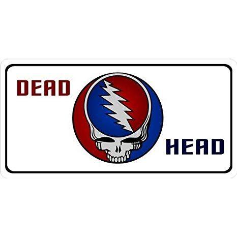 Deadhead Logo - Amazon.com : Dead Head Logo Photo License Plate : Everything Else