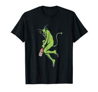 Absinthe Logo - Maurin Quina Green Devil Absinthe Logo - T-Shirt