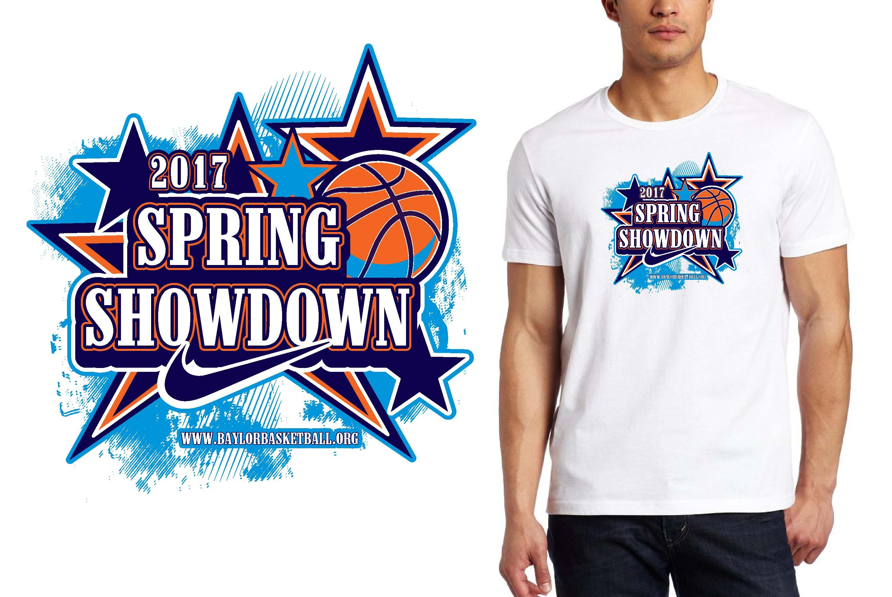 2017Nike Logo - BASKETBALL LOGO for Nike-Spring-Showdown T-SHIRT UrArtStudio ...
