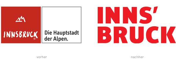 Alpen Logo - INNS' BRUCK – Die Hauptstadt der Alpen – Design Tagebuch