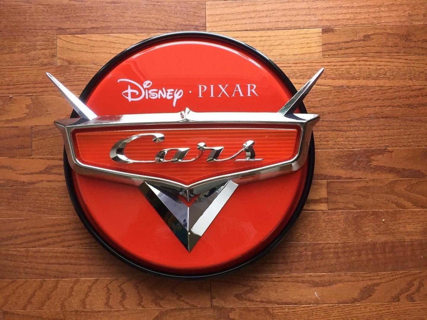 Disney Pixar Cars Logo - Disney Pixar Cars Logo Illuminated Sign BRAND NEW 100% Authentic ...