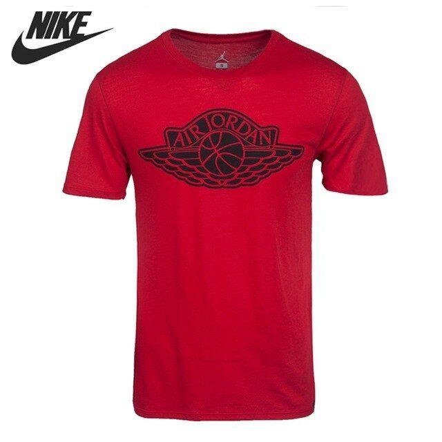 2017Nike Logo - US $50.39 |Original New Arrival 2017 NIKE JSW TEE ICONIC WINGS LOGO Men's T  shirts short sleeve Sportswear-in Skateboarding T-Shirts from Sports & ...
