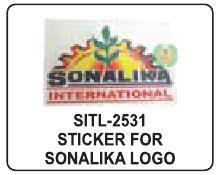 Sonalika Logo - Sticker For Sonalika Logo INDUSTRIES, 3682 41