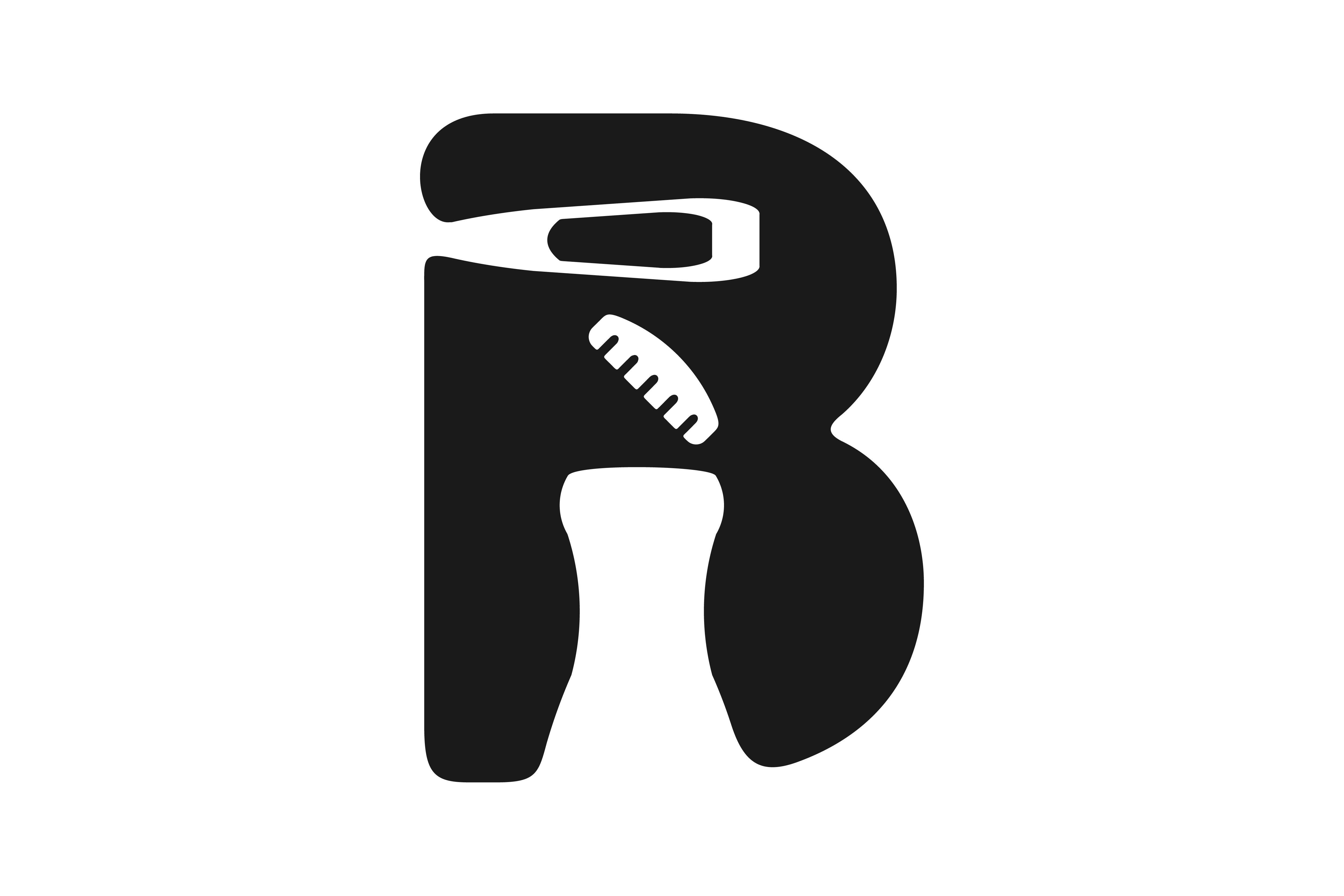 Corkscrew Logo - Letter B, bottle and a corkscrew logo