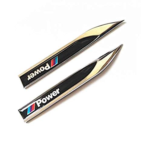 Sonalika Logo - AutoTrends 2Pcs Universal Power Logo Car Metal Alloy Body Side