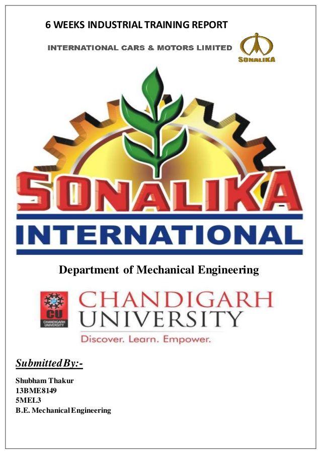 Sonalika Logo - International Cars & Motors Ltd.(ICML) Sonalika Training Report