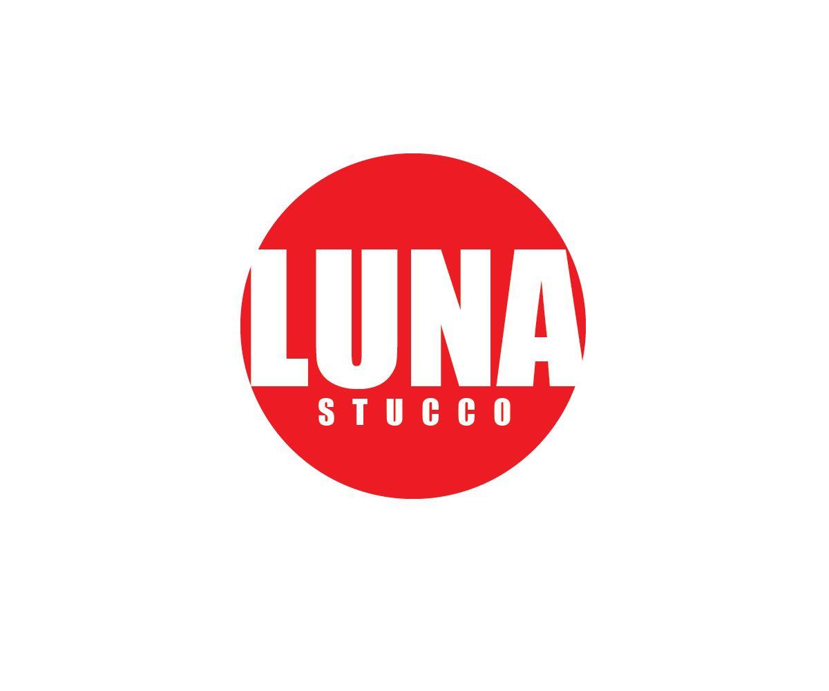 Harmon Logo - Construction Logo Design for Luna Stucco by Andy Harmon. Design