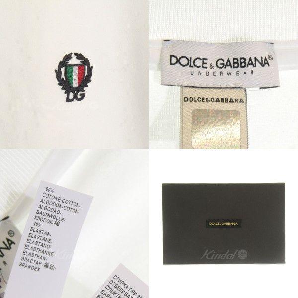 It5 Logo - DOLCE & GABBANA DG emblem cotton T-shirt white size: IT5 (dolce and Gabbana)