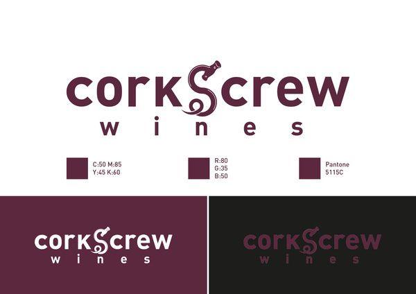 Corkscrew Logo - Best Logo Designs Corkscrew Corporateid Wine images on Designspiration