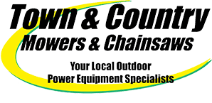 Chainsaw Logo - Landscaping Supplier | Town and Country Mowers and Chainsaws