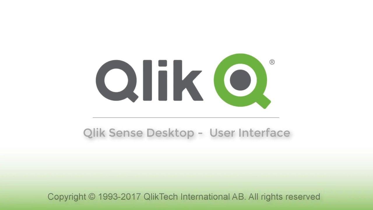 QlikTech Logo - Qlik Sense Desktop - User Interface