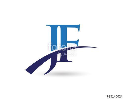 JF Logo - JF Logo Letter Swoosh