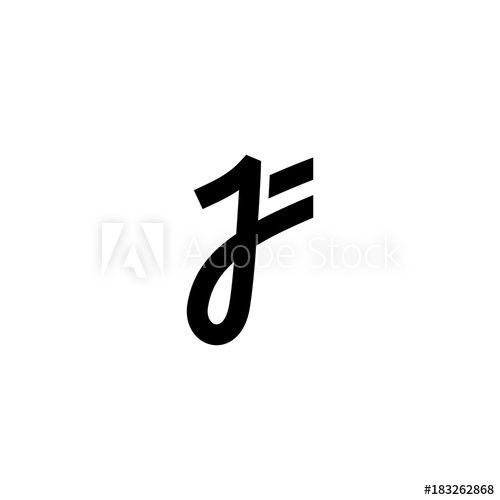 JF Logo - JF Initial Letter Logo Vector - Buy this stock vector and explore ...