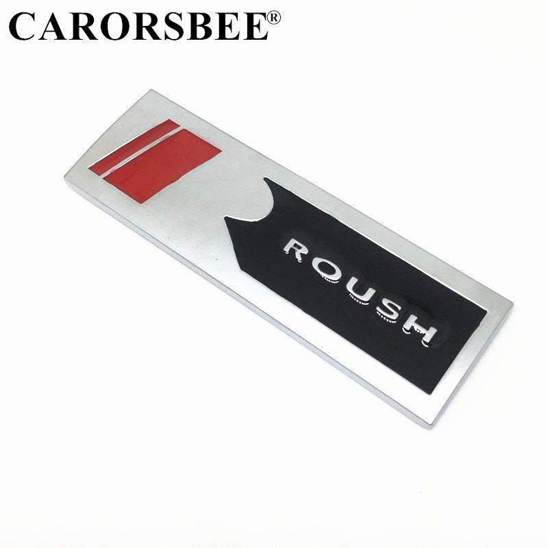 Roush Logo - US $2.81 28% OFF|CARORSBEE Metal R ROUSH Logo RS Car Emblem Badge sticker  Auto accessories Side fender Trunk Chrome Decal for ford fiesta mustang-in  ...