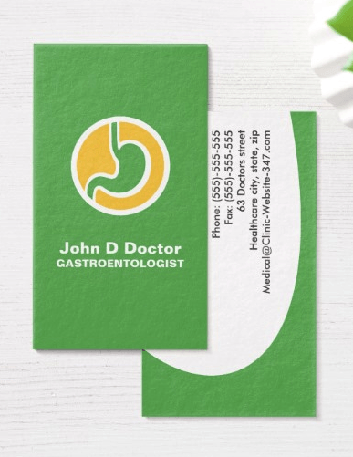 Gastroenterologist Logo - Gastroenterologist gastroenterology business card. Zazzle.com