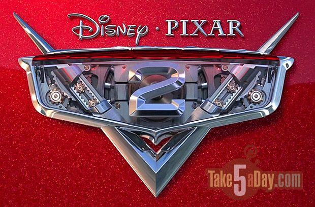 Disney Pixar Cars 2 Logo - Take Five a Day » Blog Archive » Disney Pixar CARS2 – The Countdown ...