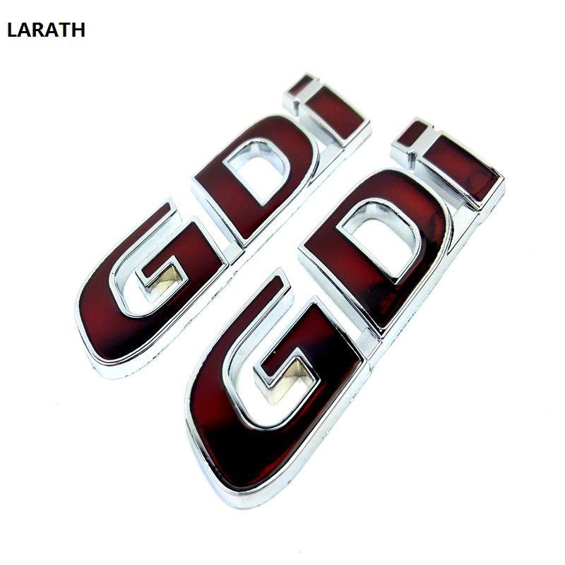 GDI Logo - US $3.5. Aliexpress.com : Buy LARATH Metal GDI mark the car sticker of trunk special logo protection decorative stickers for Hyundai IX25 IX35 Tucson
